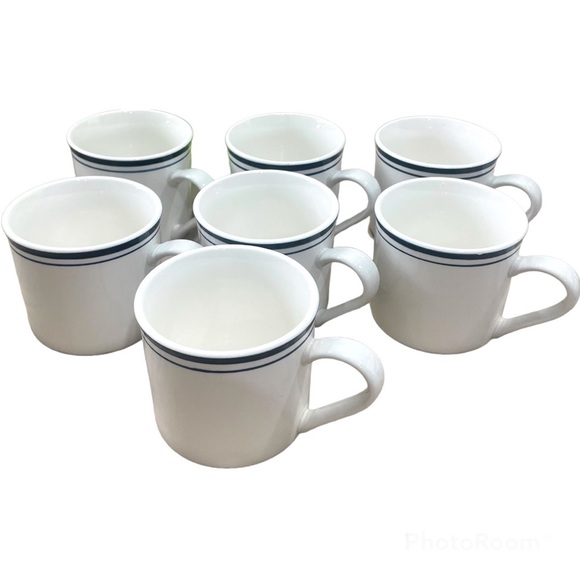 Totally Today Coffee cup Blue Dual Stripe - Picture 15 of 15